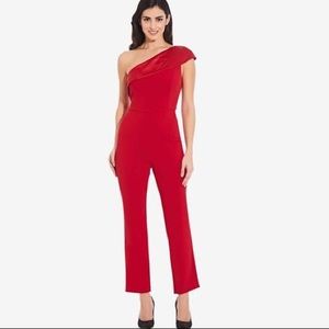 Adrianna Papell - One Shoulder Jumpsuit - Size 6